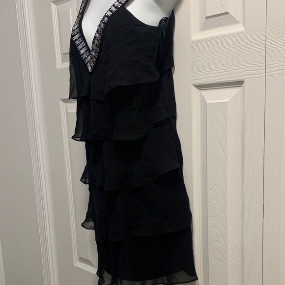 Nine West Black Mini Dress with Silver Accents - Picture 3 of 6